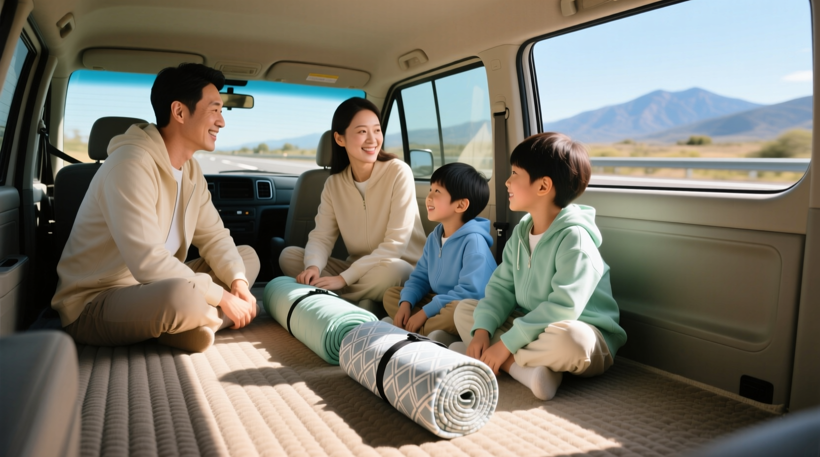 pack outfit rolls for a smoother family vacation