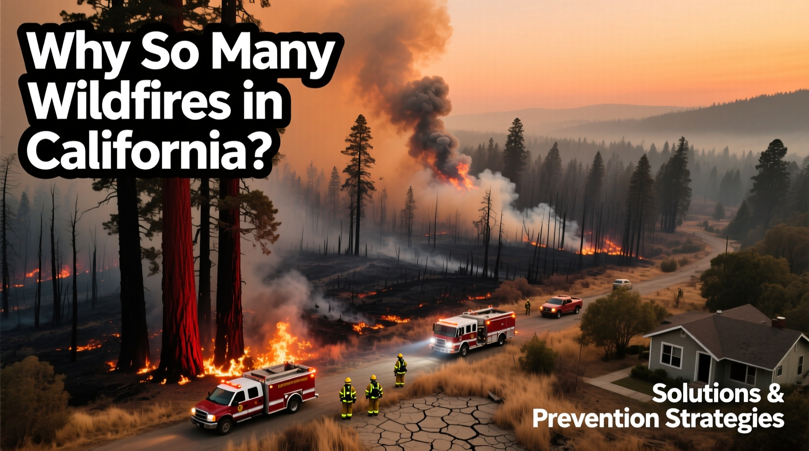 why so many wildfires in california causes solutions