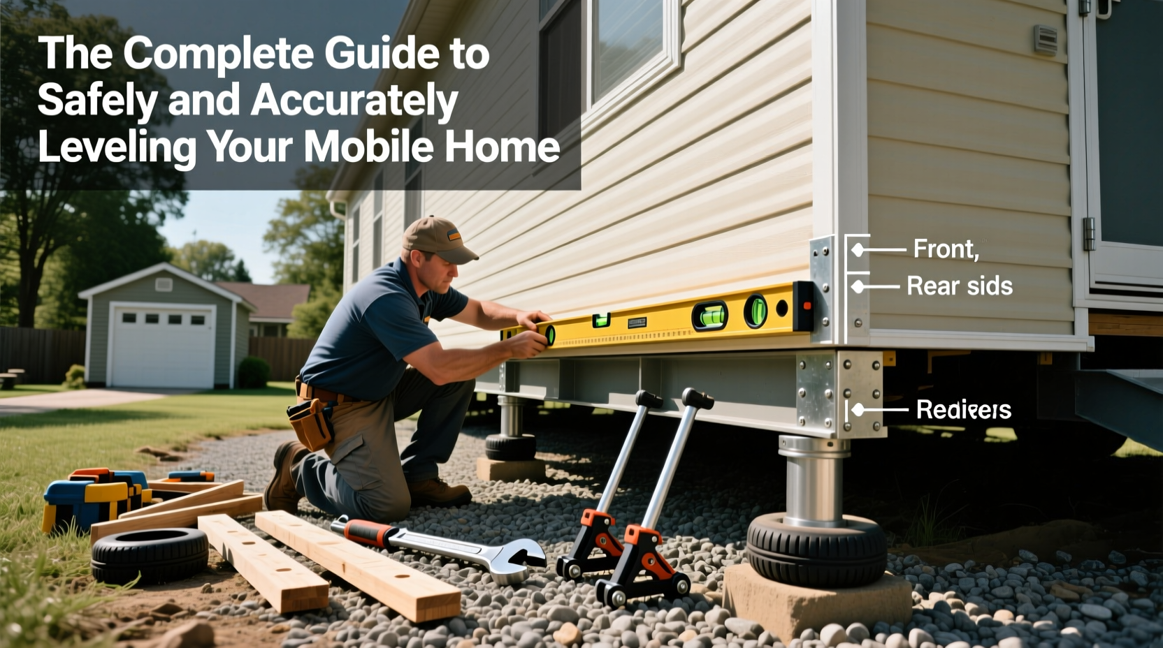 the complete guide to safely and accurately leveling your mobile home