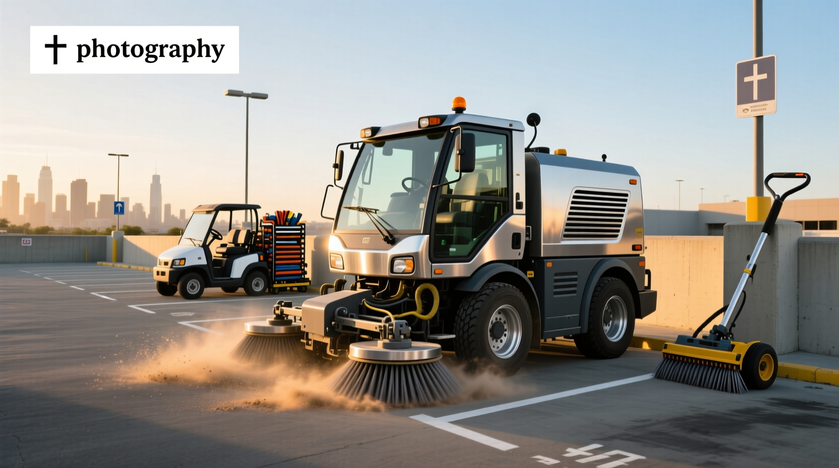 How to Choose Parking Lot Cleaning Equipment, Road Sweeper Hourly Cost Guide