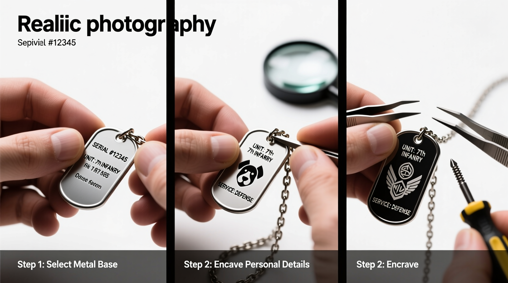 step by step tips for assembling and customizing military dog tags with ease