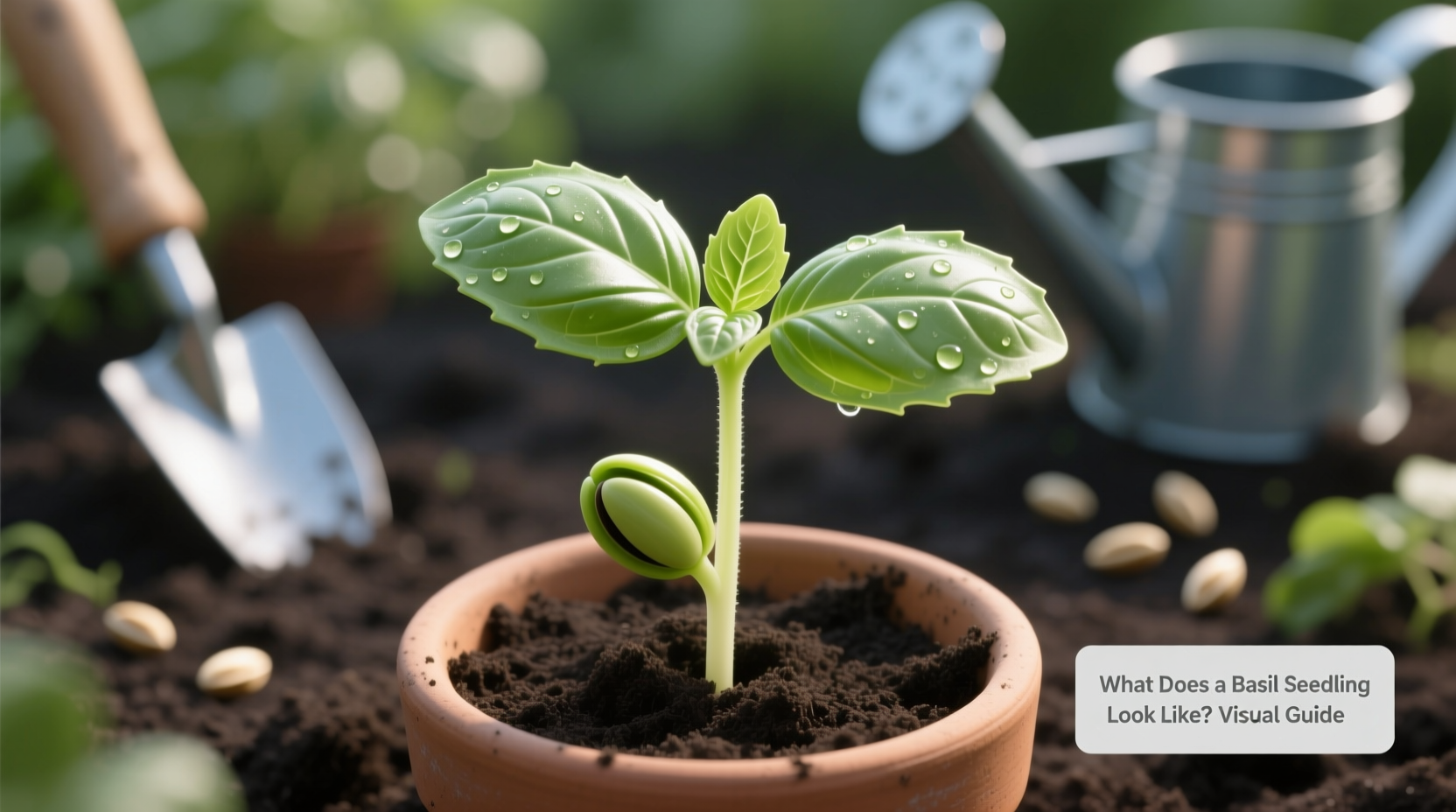 What Does a Basil Seedling Look Like? Visual Guide