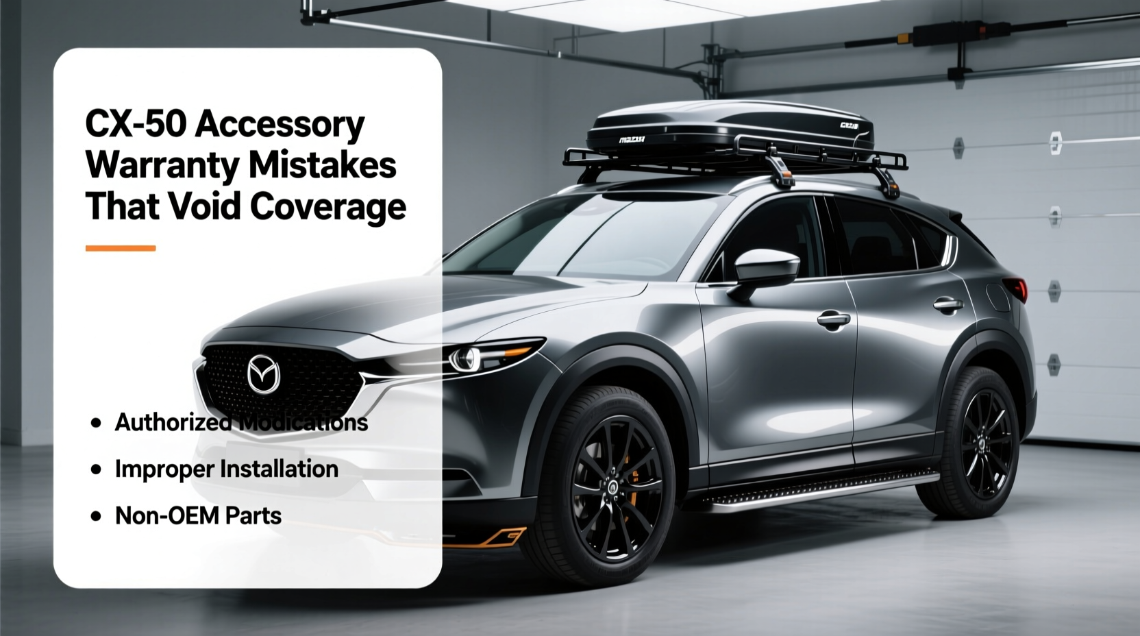 cx50 accessory warranty mistakes