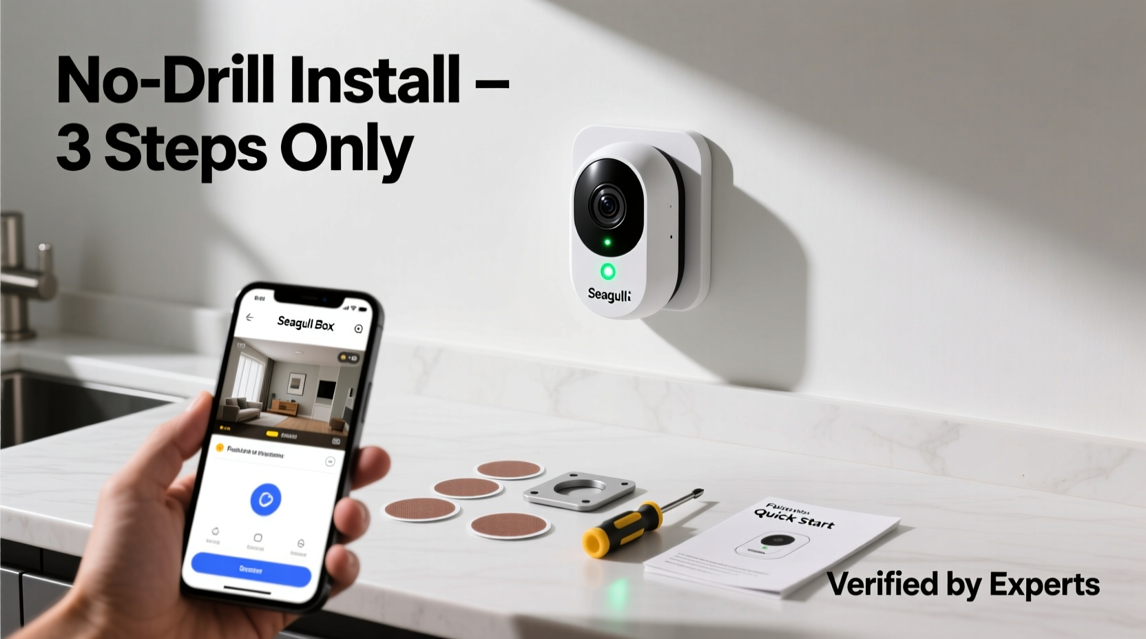 seagull box install no drill