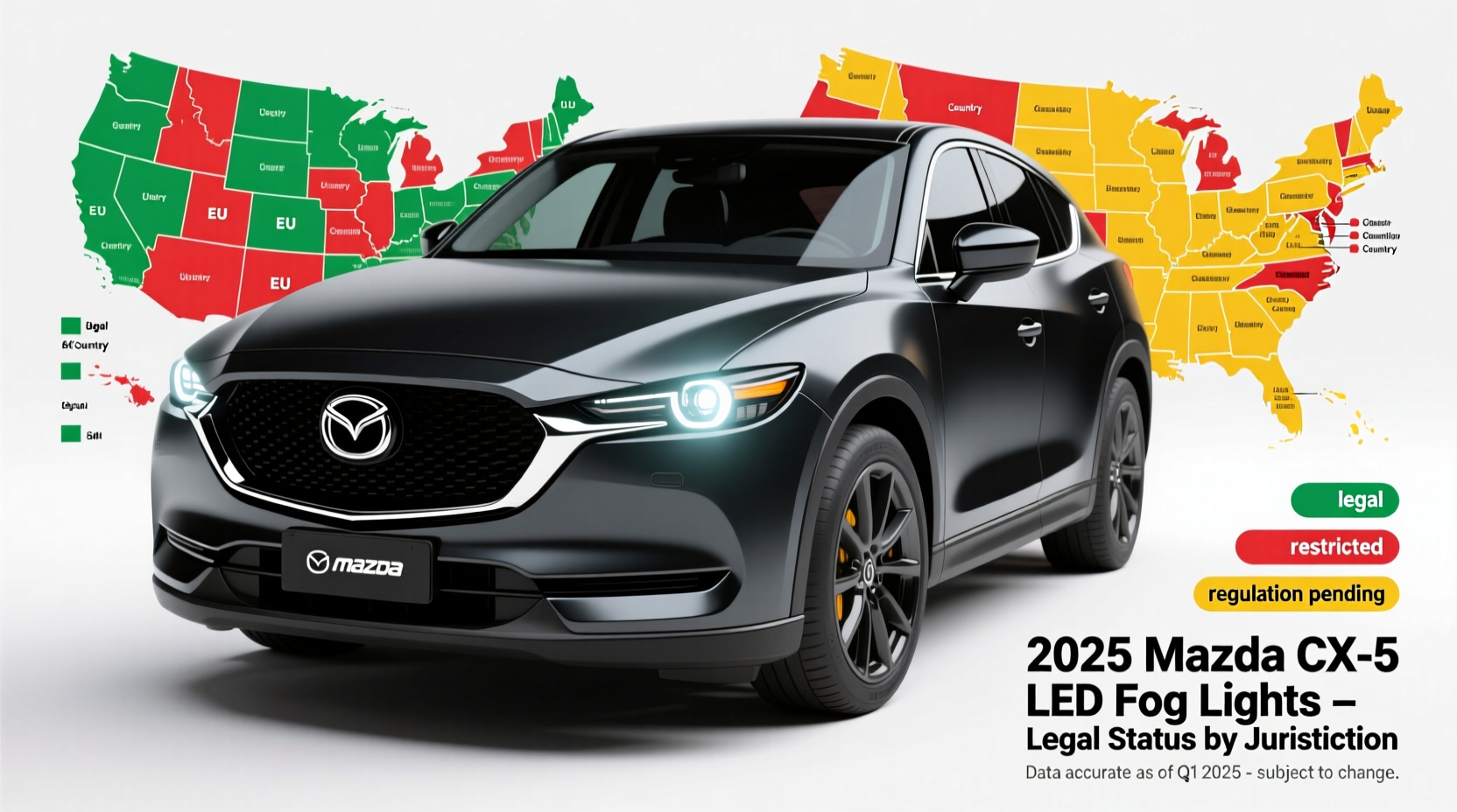 cx5 2025 led fog lights legality