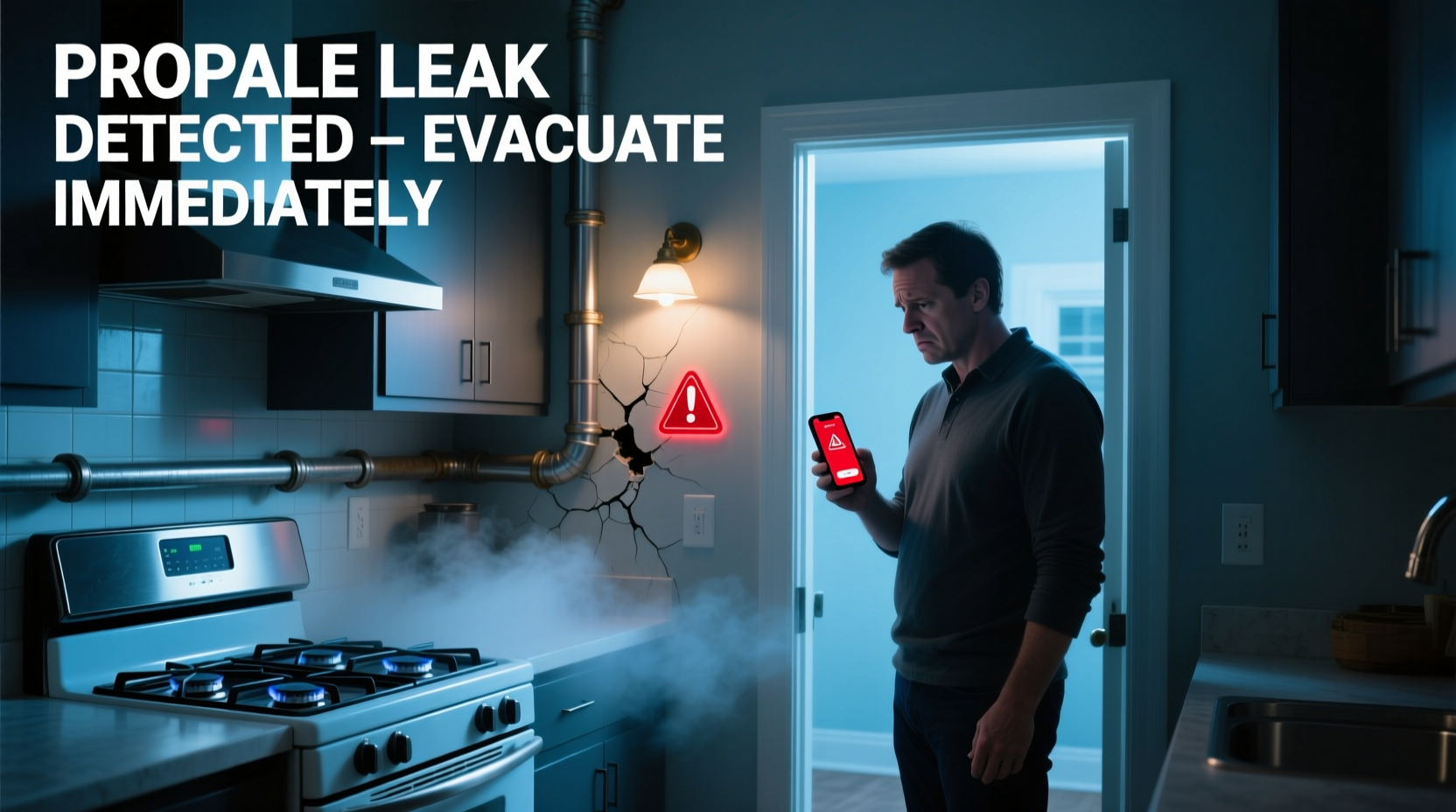 why does my house smell like propane causes what to do