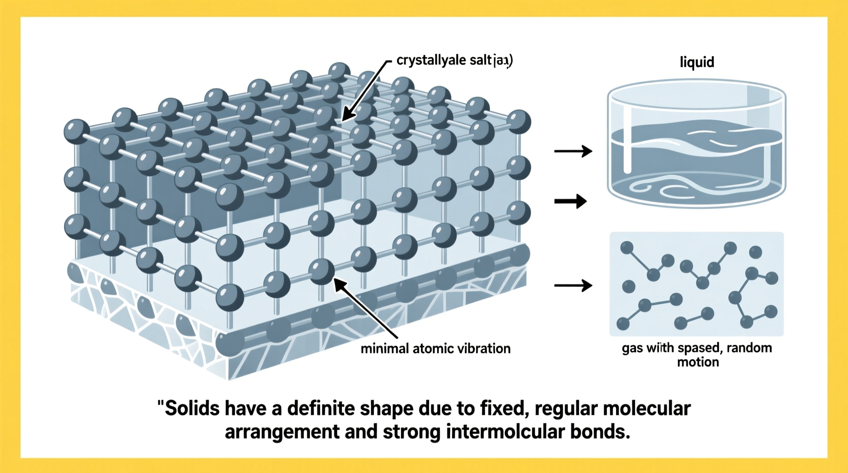 why do solids have a definite shape explained