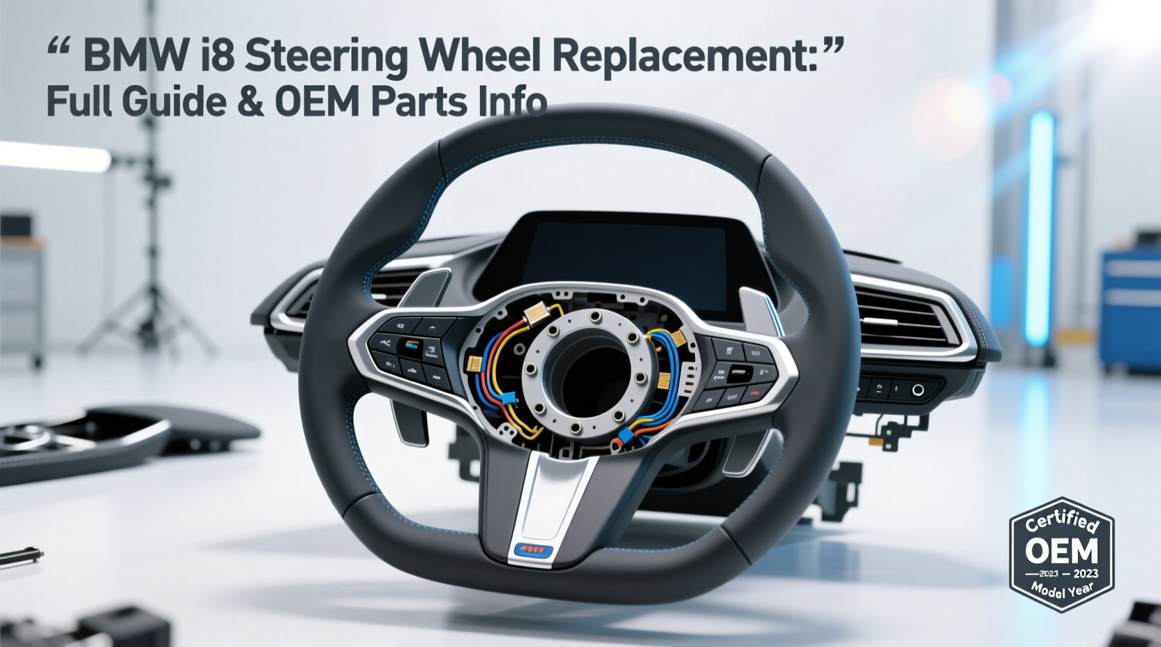 bmw i8 steering wheel replacement