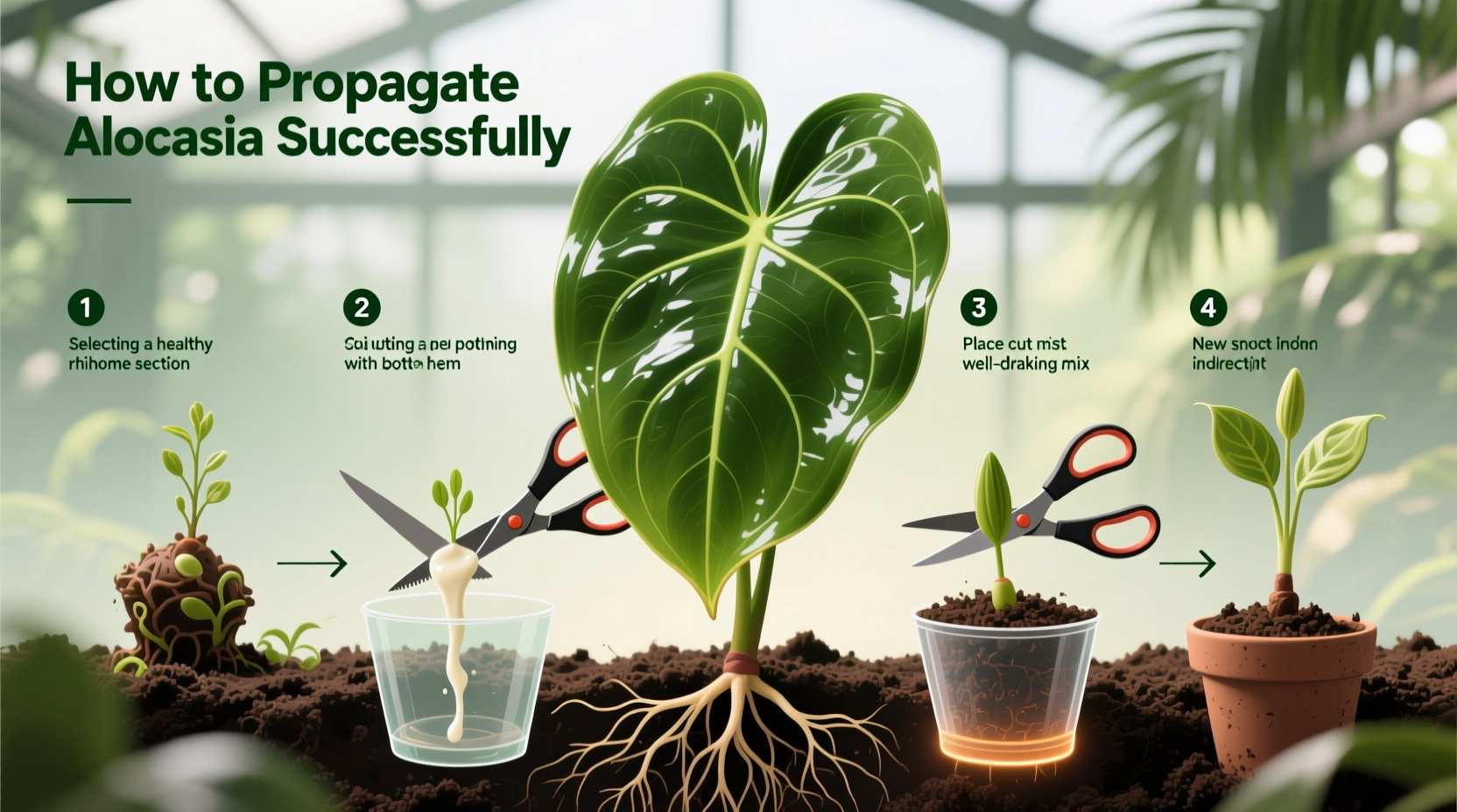 How to Propagate Alocasia Successfully