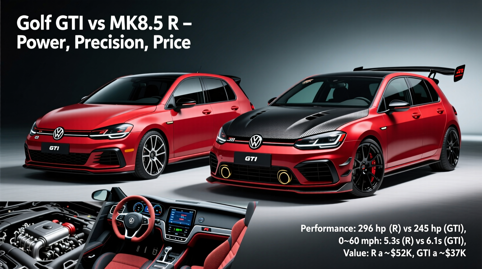 golf gti vs mk8.5 r