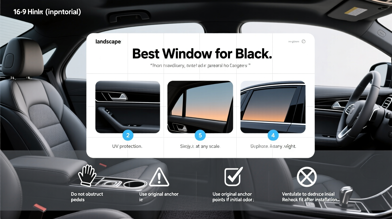 How to Choose Best Window Tint for Black Cars: Buying Guide