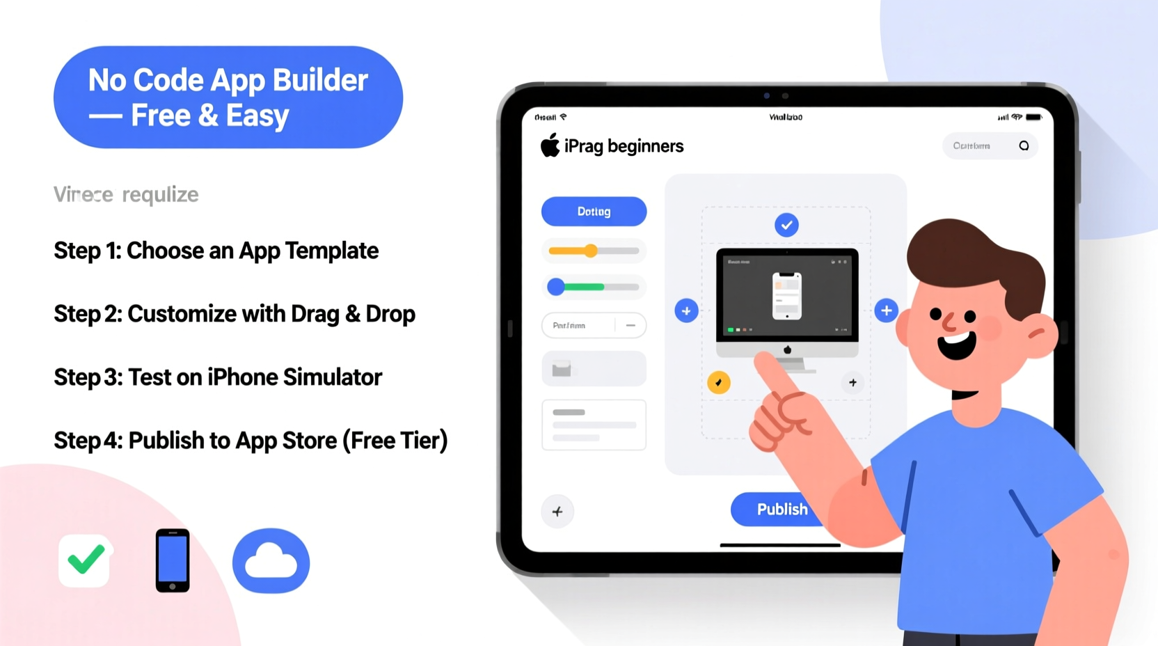 how to make an iphone app for free step by step guide for beginners without coding