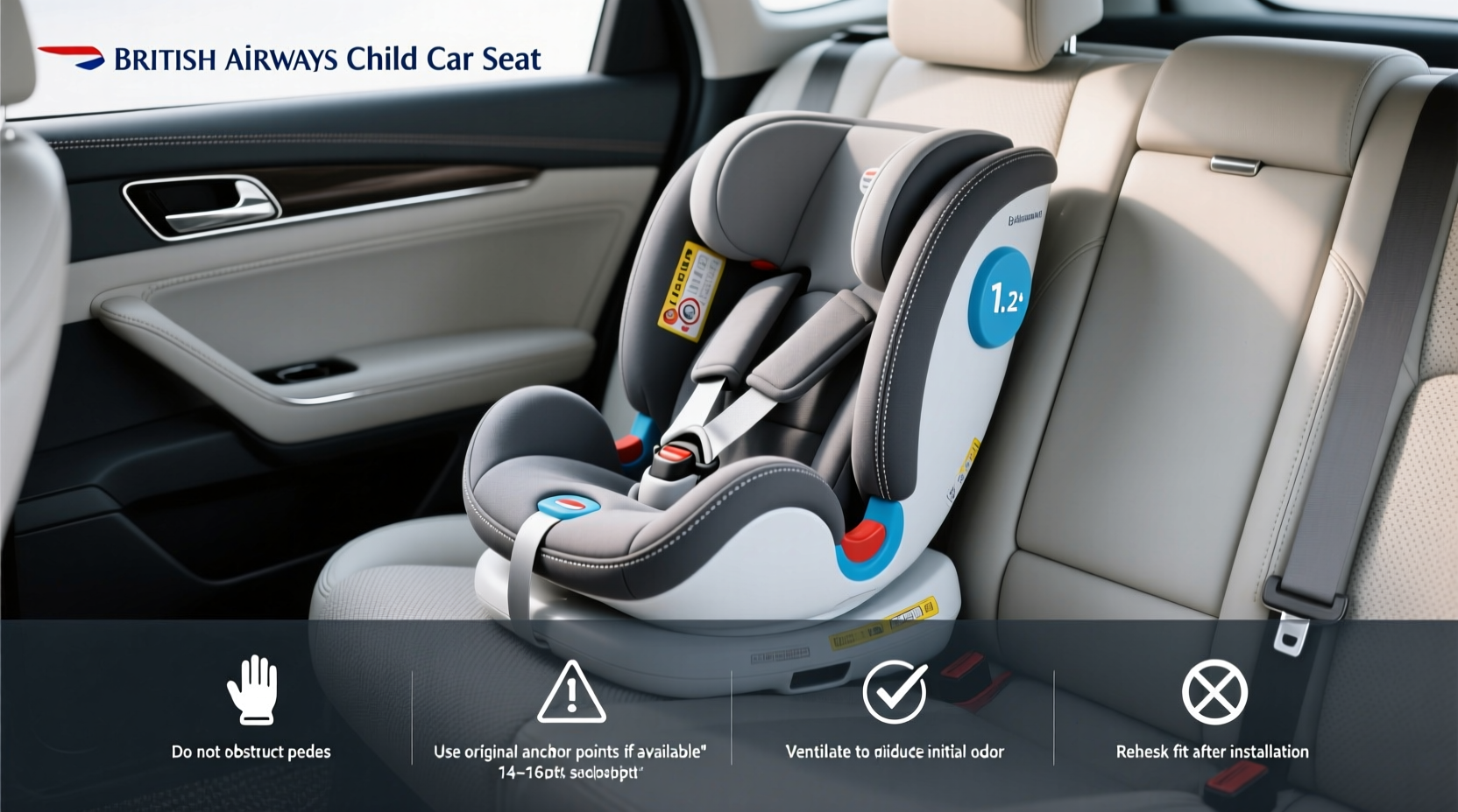 british airways child car seat