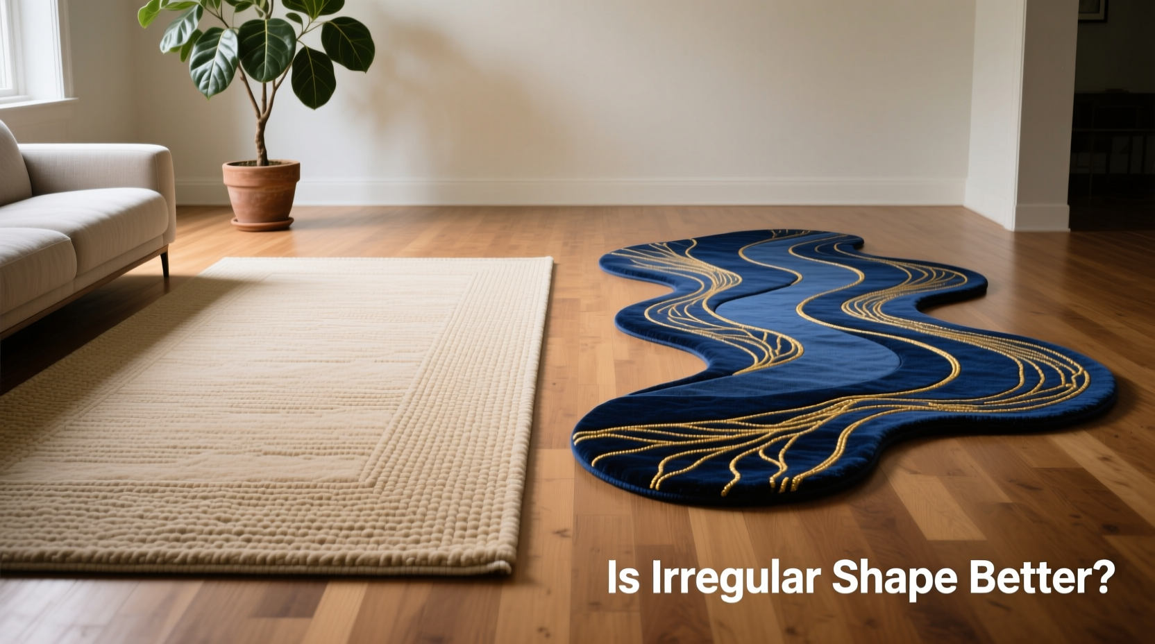 is an irregular shaped carpet just a weird trend or is it actually better than a rectangular carpet