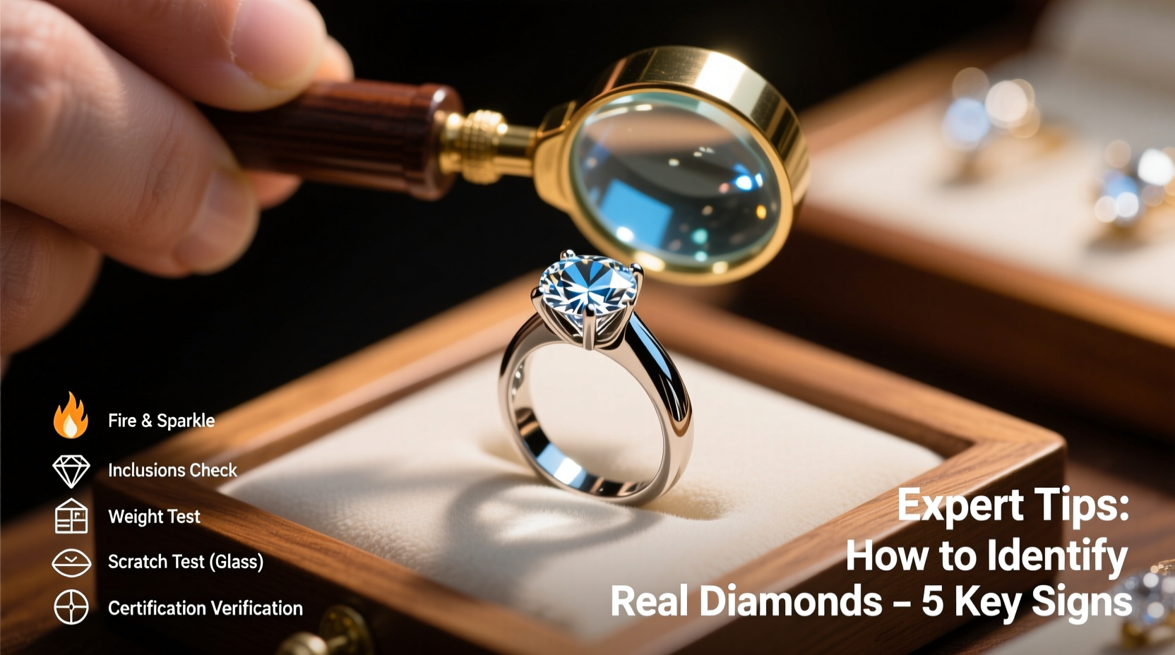 expert tips for identifying real diamonds in rings a practical guide