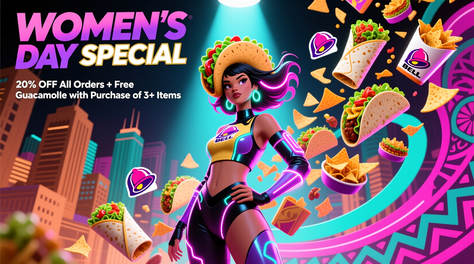 womens day special at taco bell