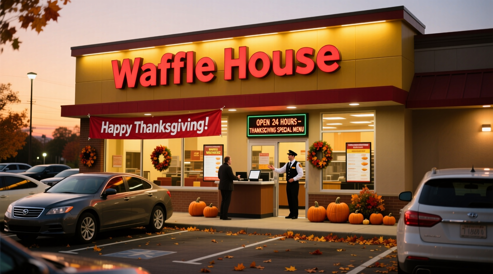 is waffle house open on thanksgiving day