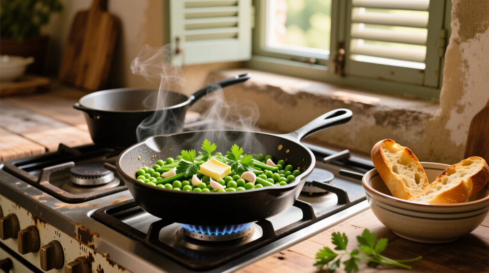 french in a flash french peas recipe