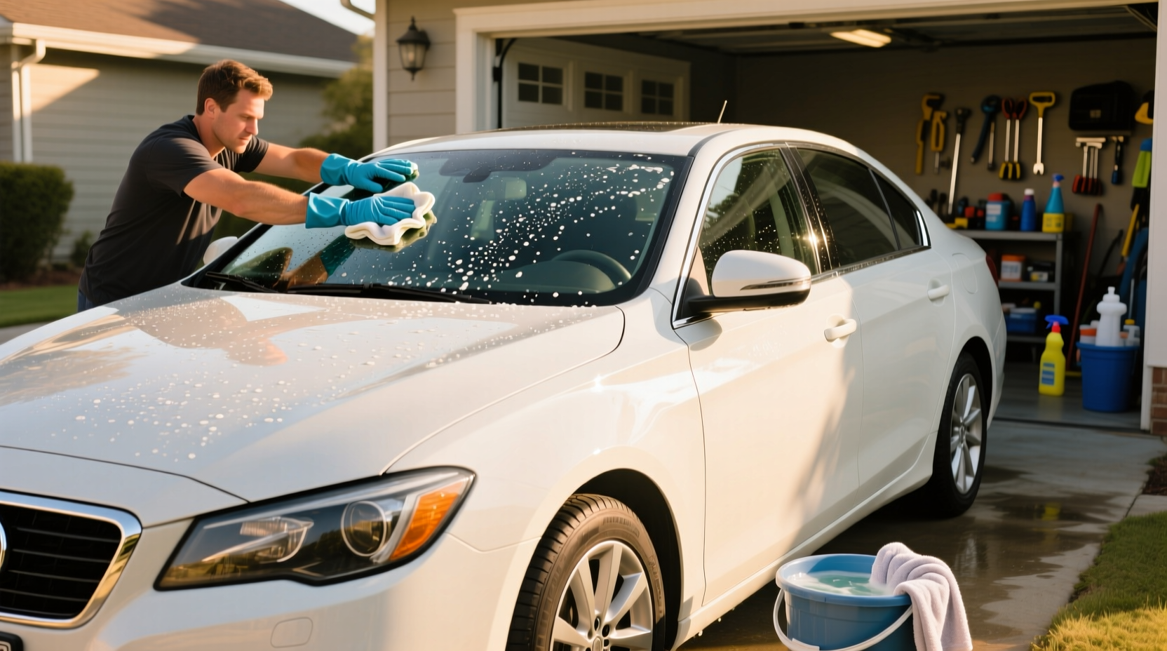 clean and detail your own car to save money