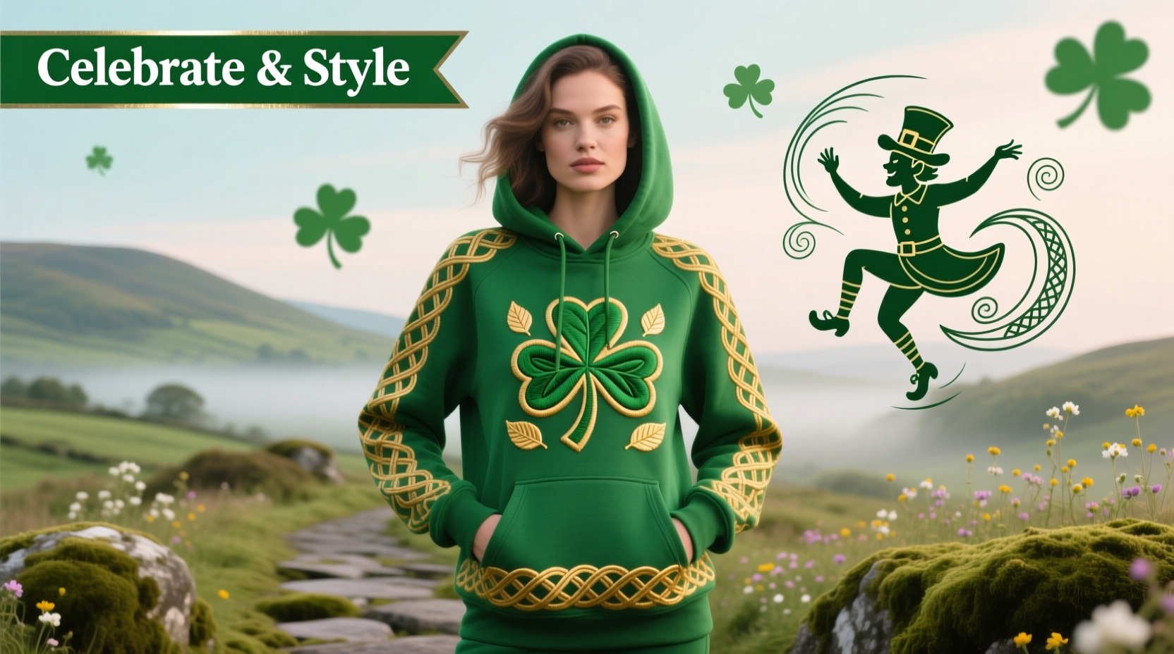 womens st patricks day hoodie