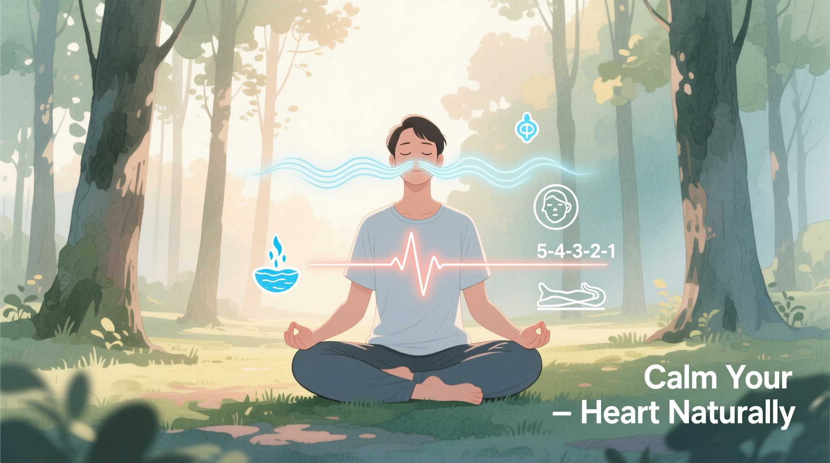 effective techniques to calm down a fast heart rate naturally and quickly
