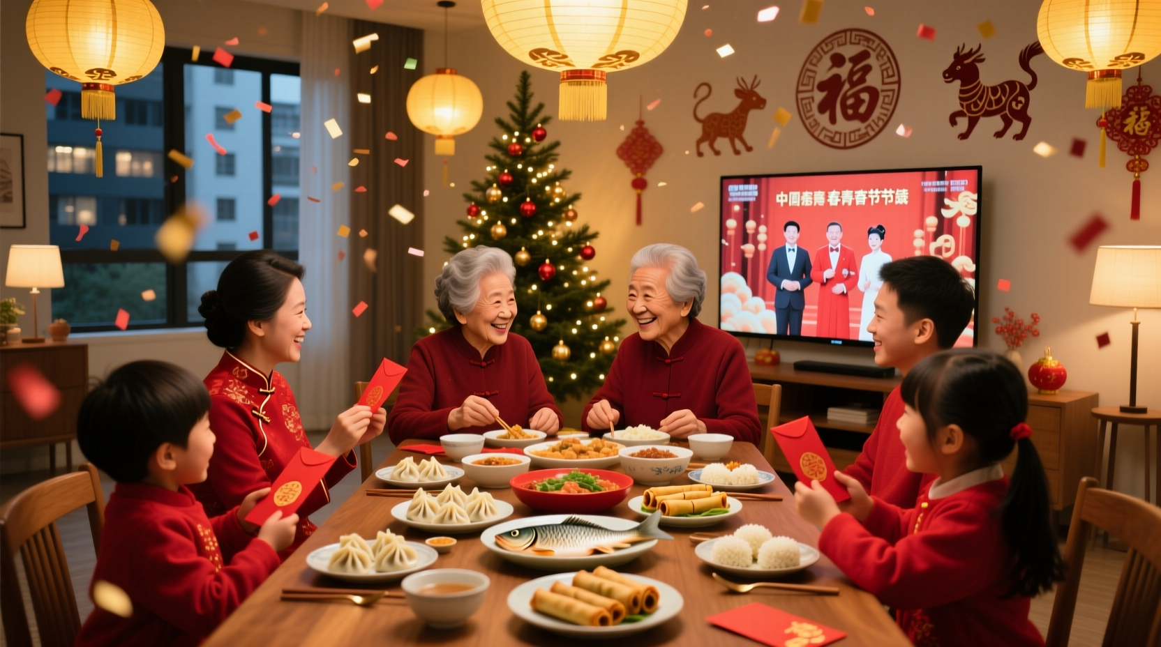 what do chinese do on chinese new year eve