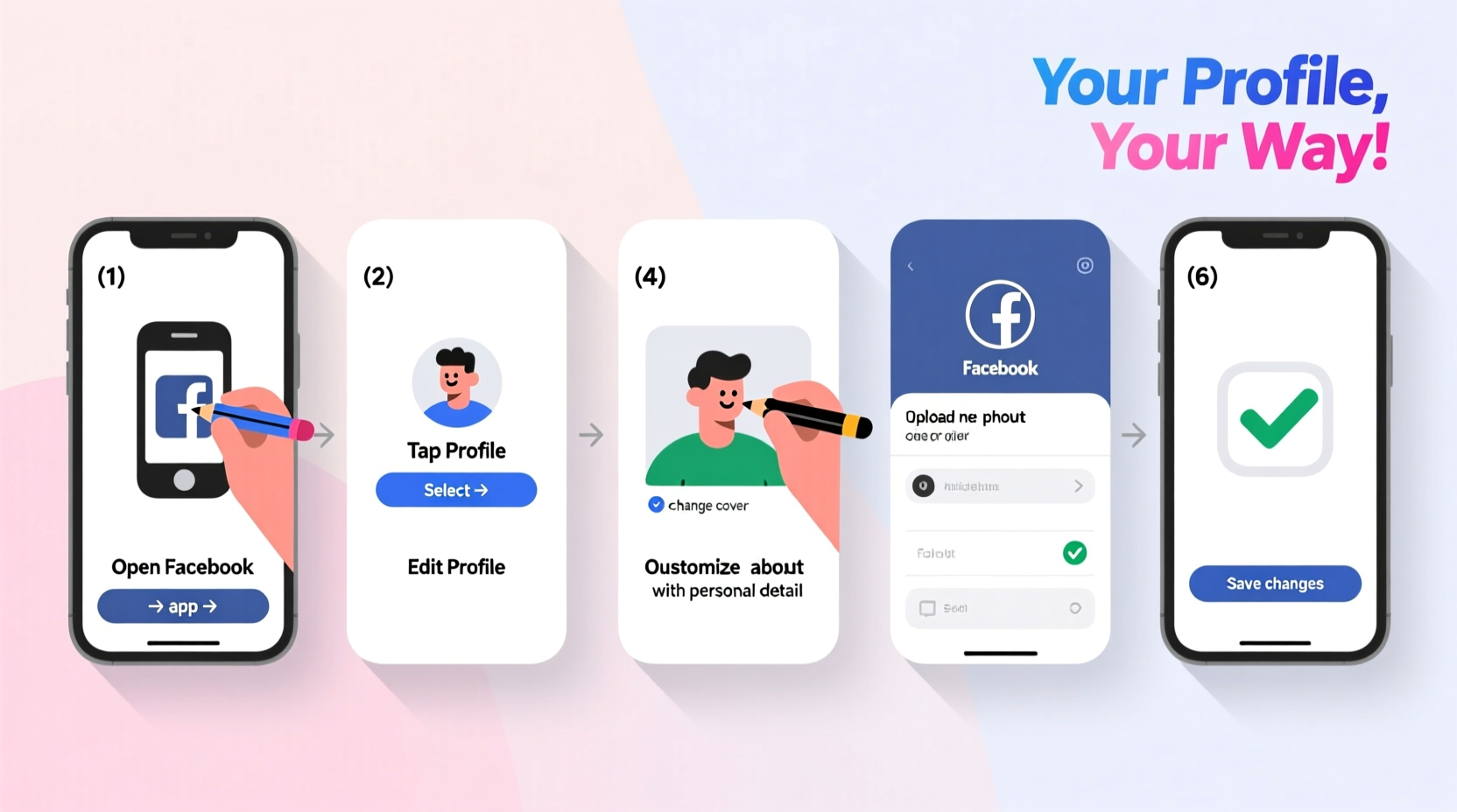 step by step guide to easily change your facebook profile and personalize your account