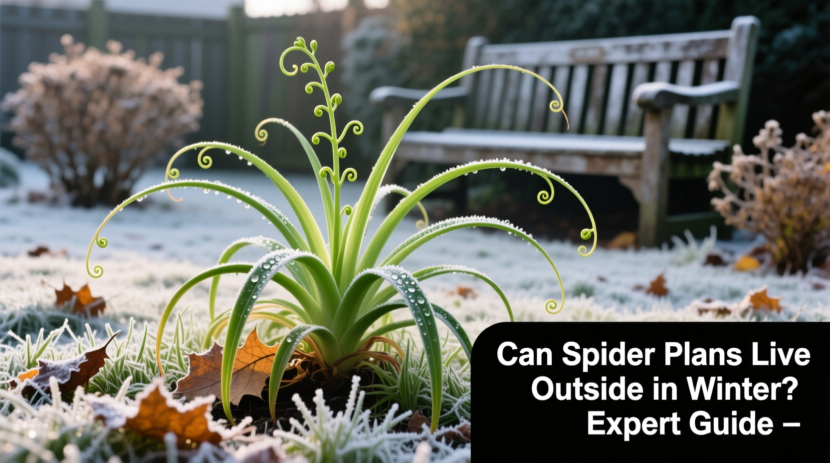 can spider plants live outside in winter