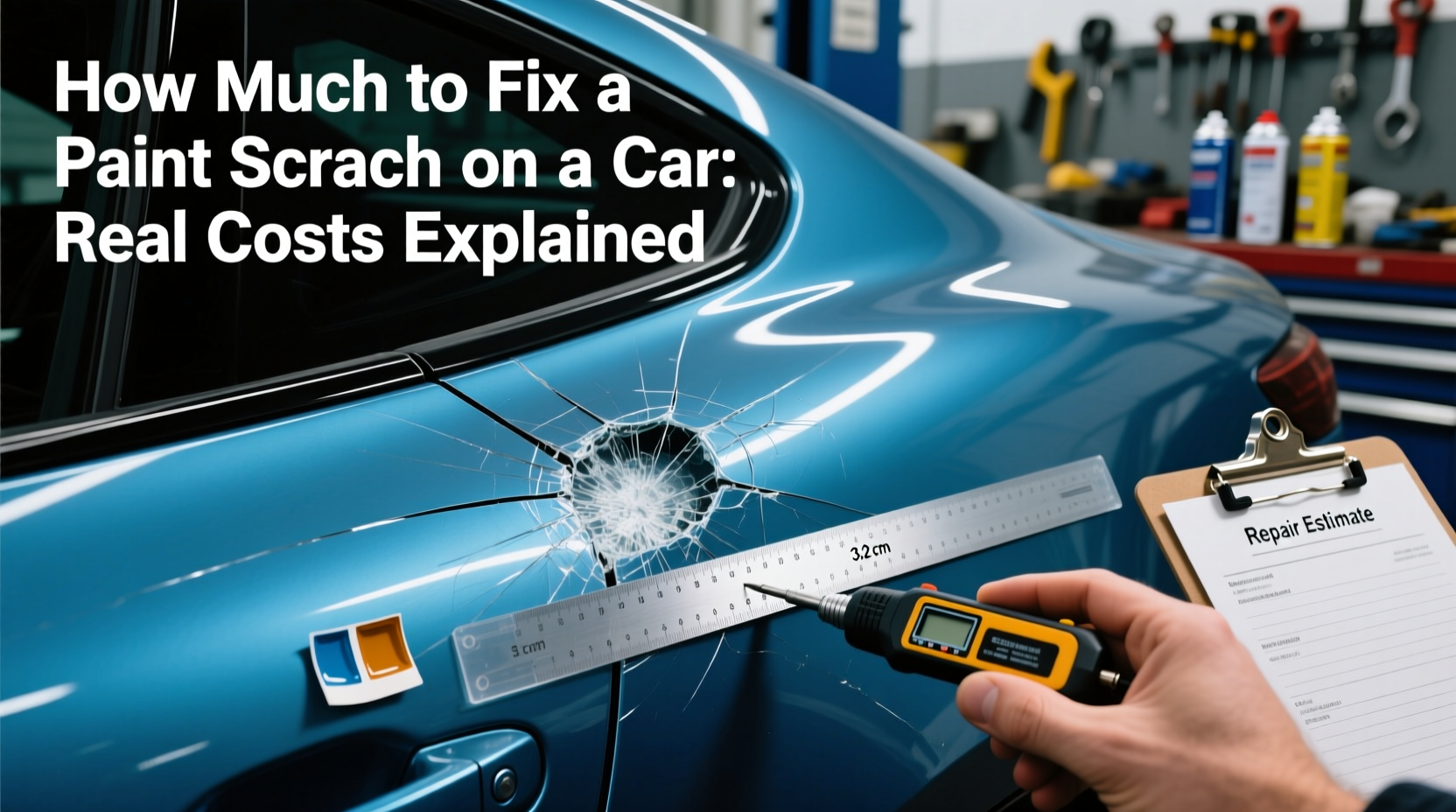 how much to fix a paint scratch on a car