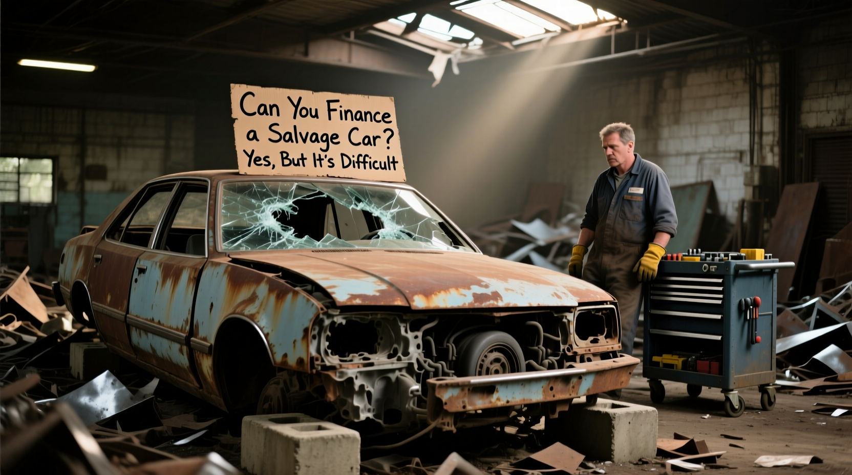 can you finance a salvage car