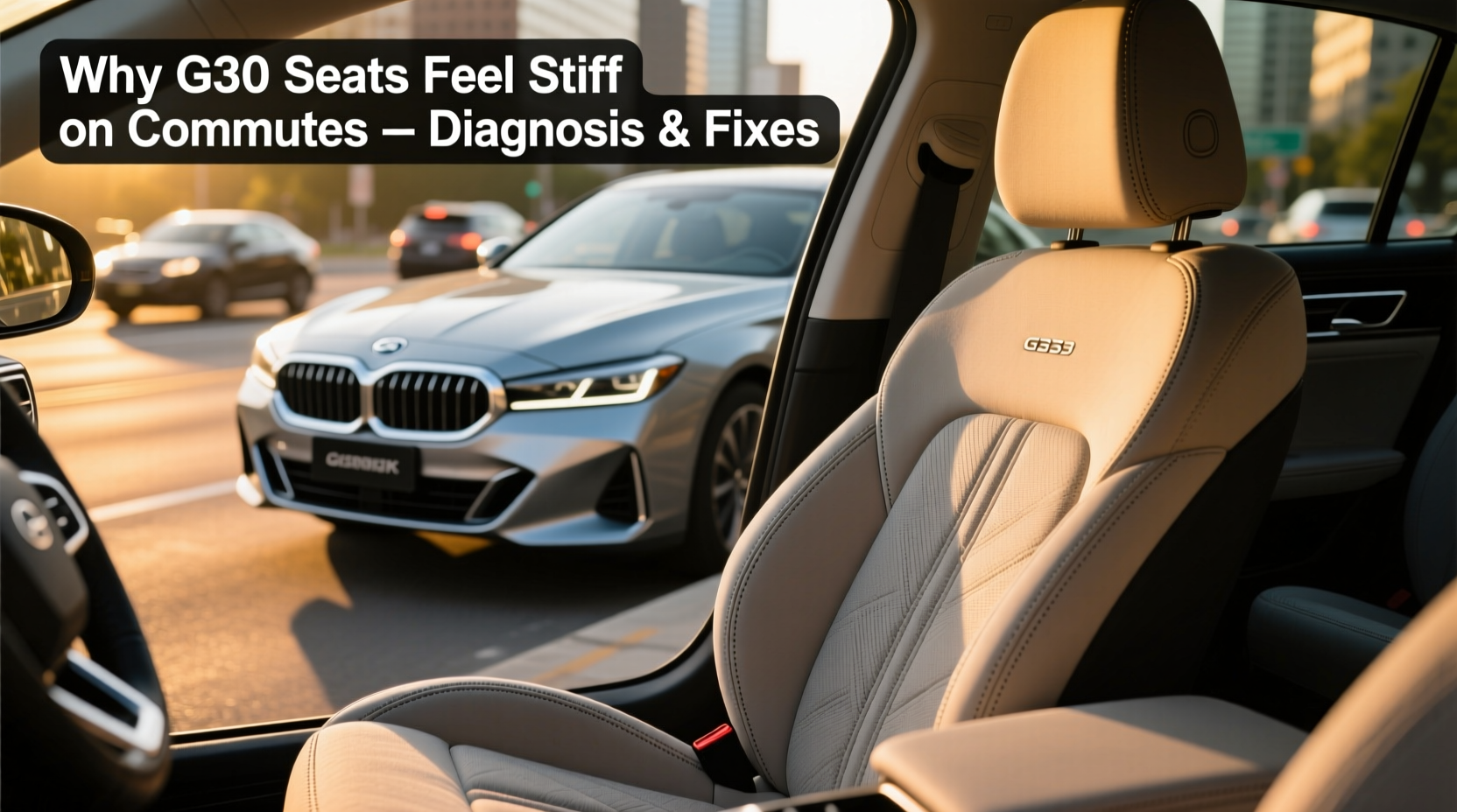 Why G30 Seats Feel Stiff on Commutes — Diagnosis & Fixes