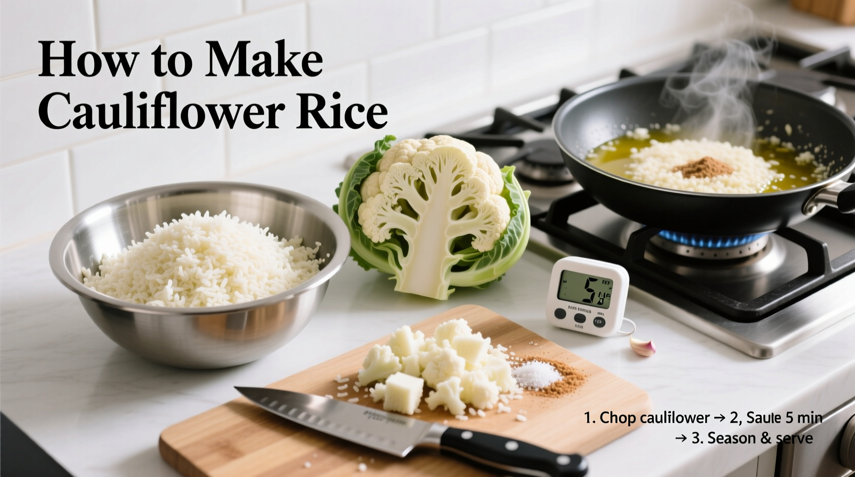 Perfect Cauliflower Rice: 5-Minute Method That Actually Works