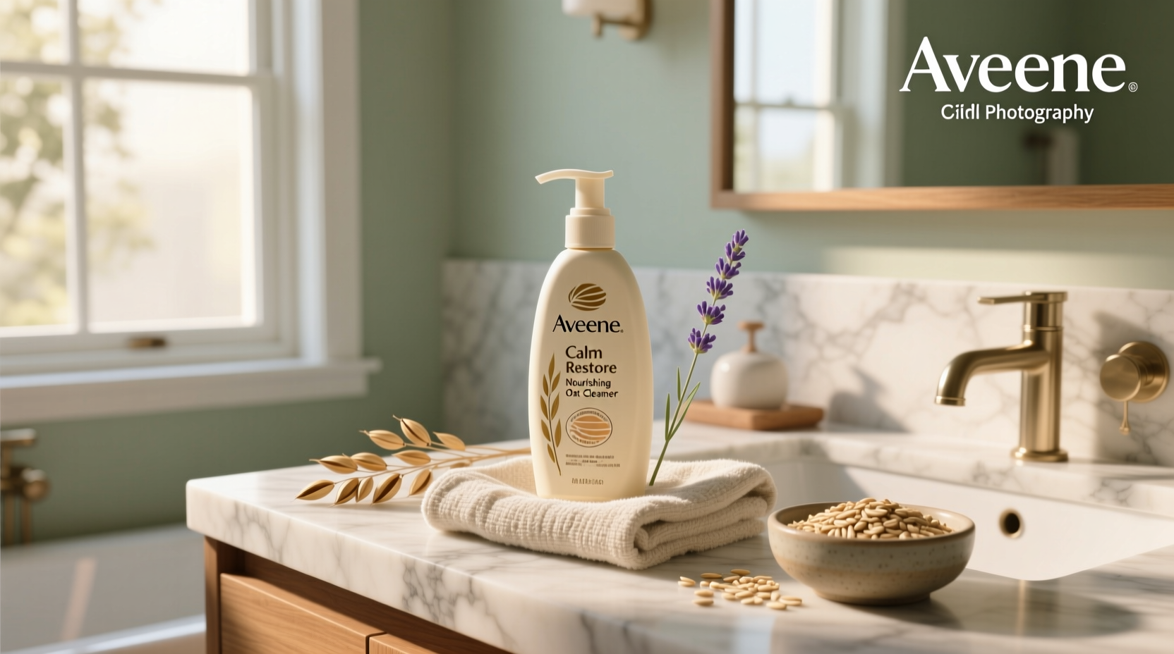 aveeno calm + restore oat cleanser review