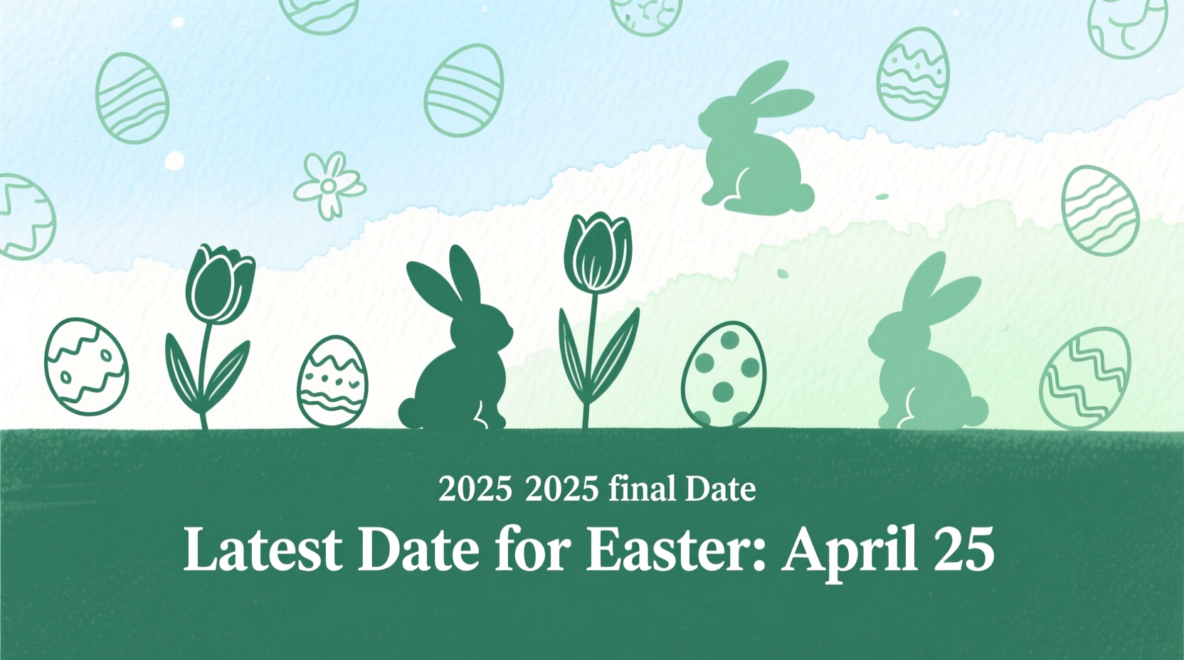 what was the latest date for easter