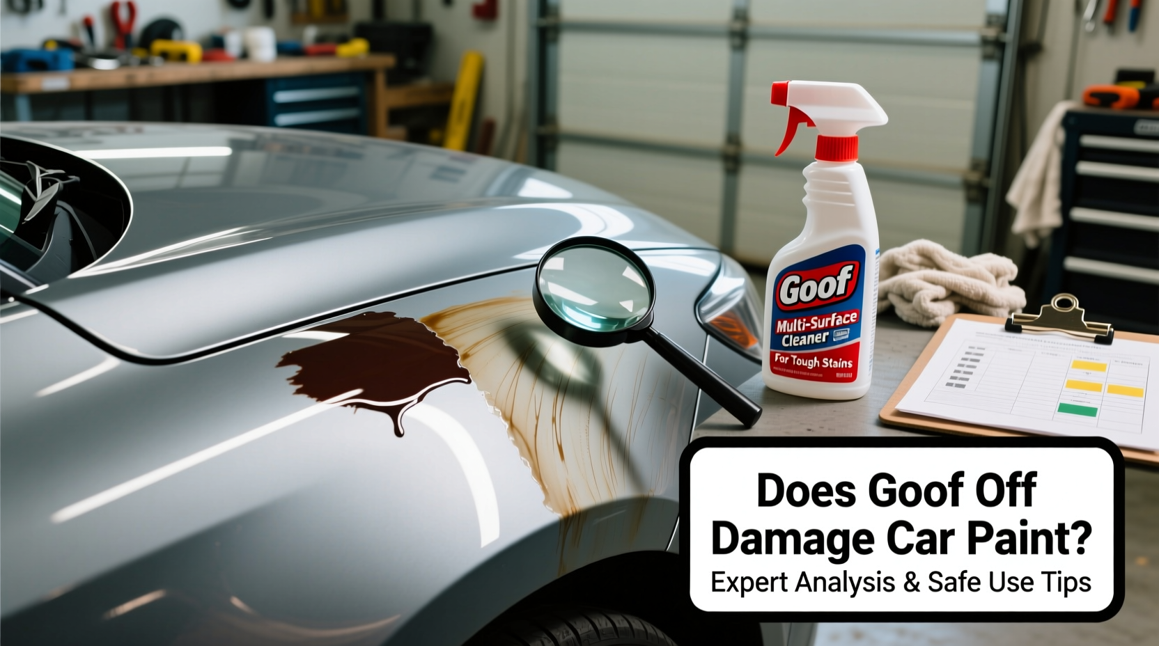 does goof off damage car paint