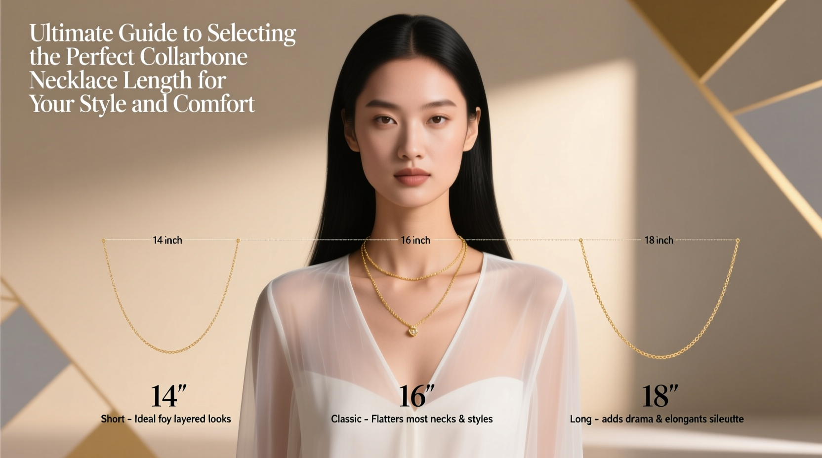 ultimate guide to selecting the perfect collarbone necklace length for your style and comfort