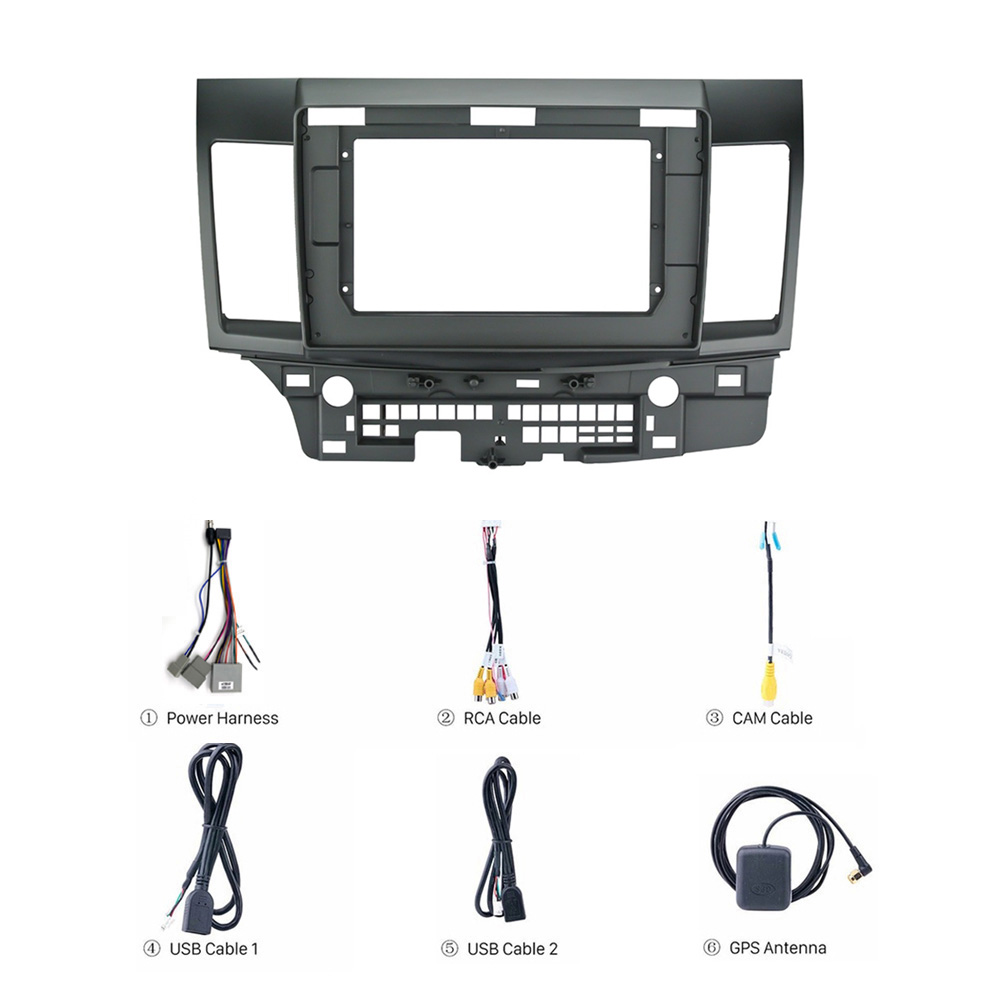 10 inch Gps Navigation For Mitsubishi Lancer EX 2010-2018 Touch Screen Vehicle Car Stereo 1+16G Android Auto With BT WIFI USB