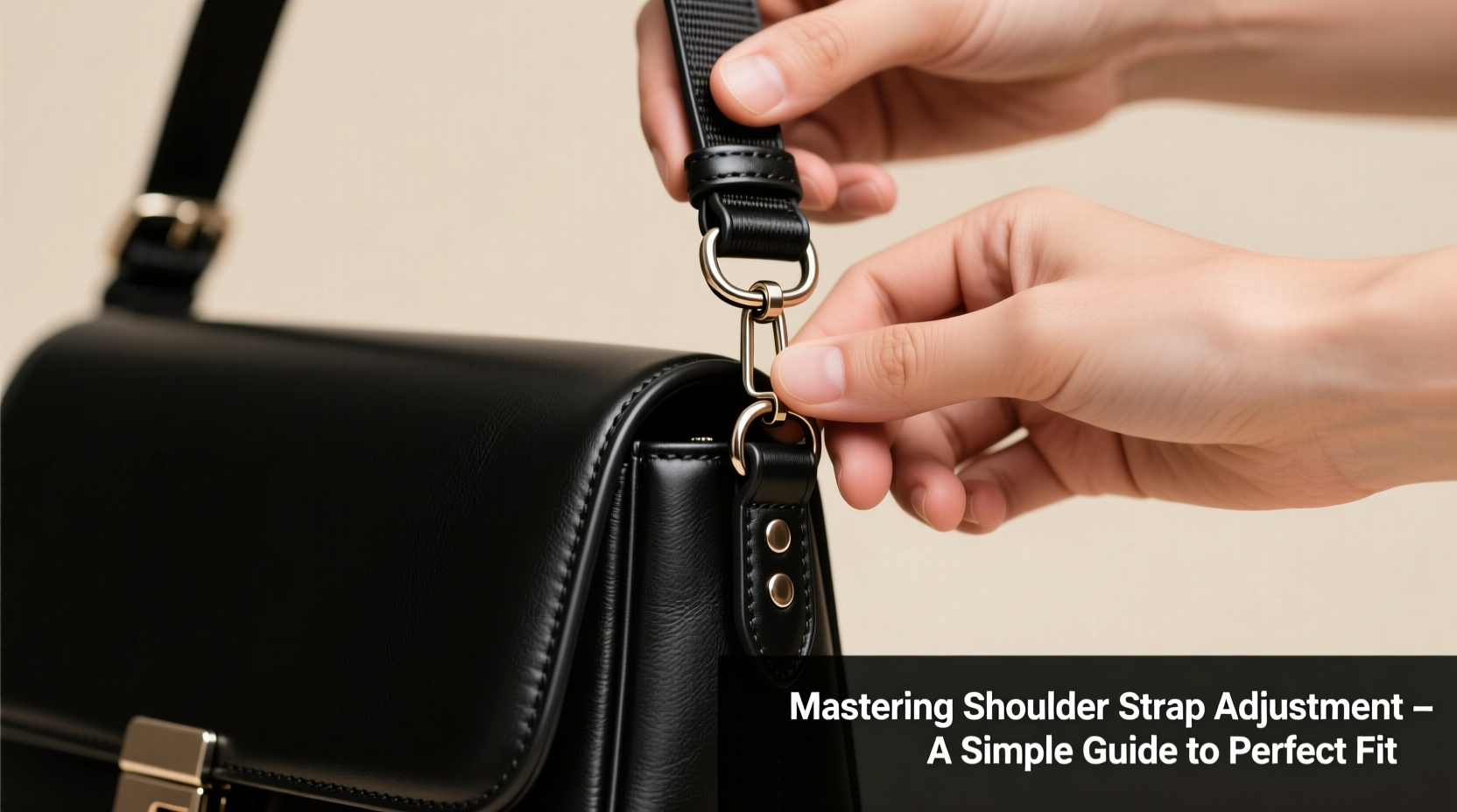 mastering shoulder strap adjustment a simple guide to perfectly fit your handbag
