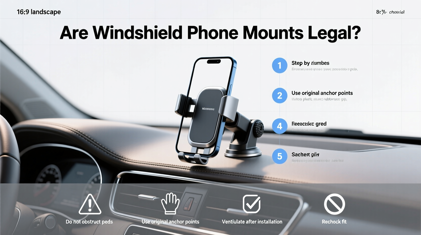 Are Windshield Phone Mounts Legal Buying Guide
