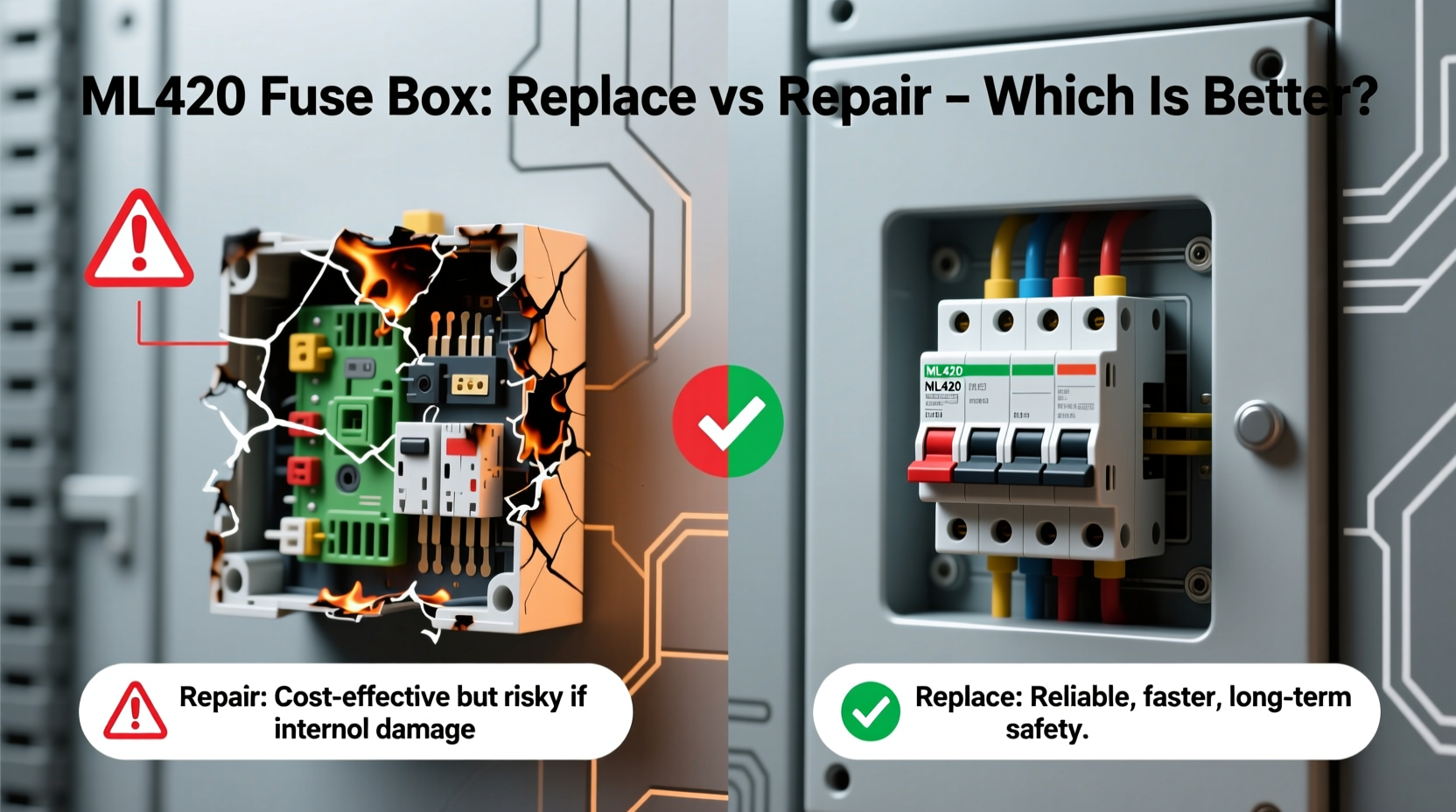 ml420 fuse box replace vs repair