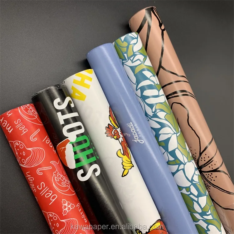 Custom Printed Christmas Gift Wrapping Paper