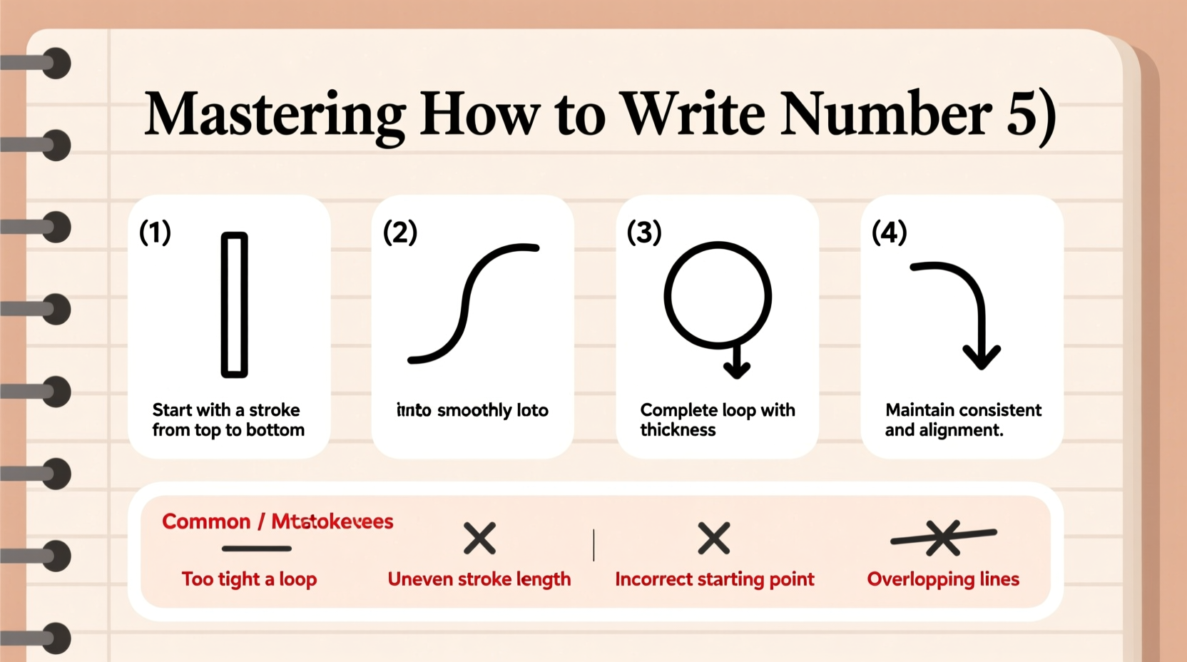 mastering how to write number 5 clear tips and common mistakes to avoid