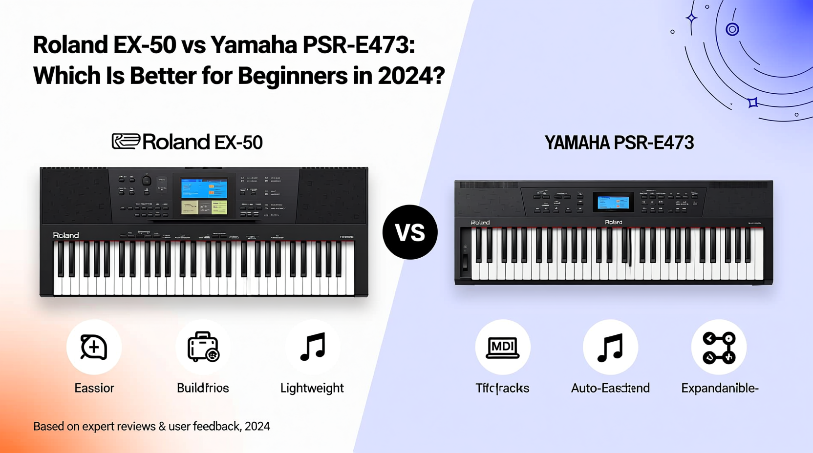 roland ex 50 vs yamaha psr e473 which keyboard is actually better for beginners in 2024