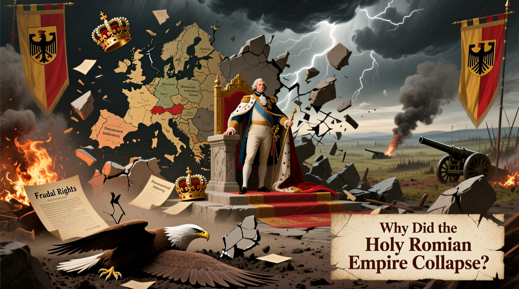 why did the holy roman empire collapse key contributing factors