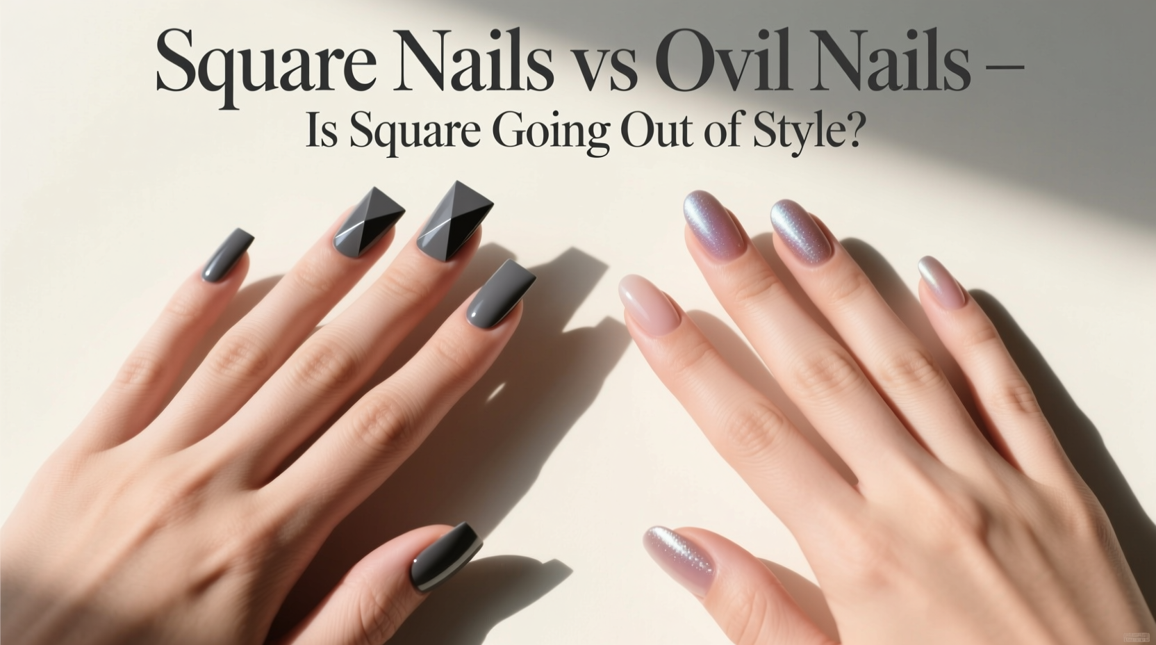square nails vs oval nails are square nails going out of style