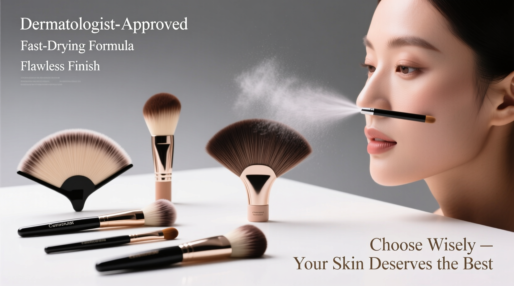 how to choose the best makeup fan for quick drying and flawless finish