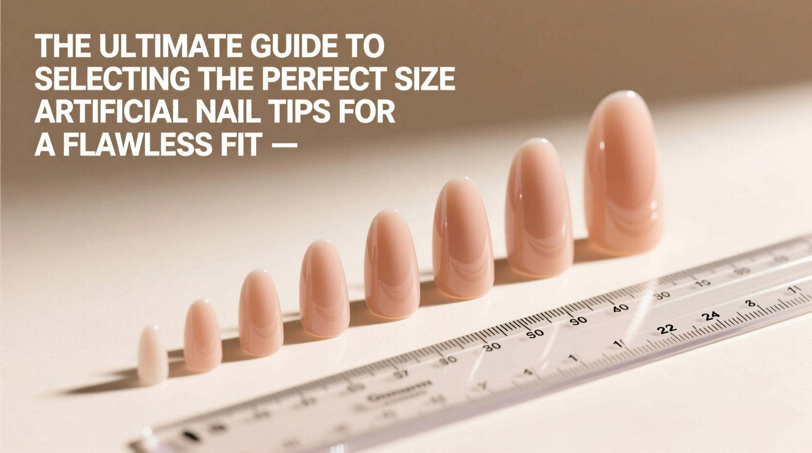 the ultimate guide to selecting the perfect size artificial nail tips for a flawless fit