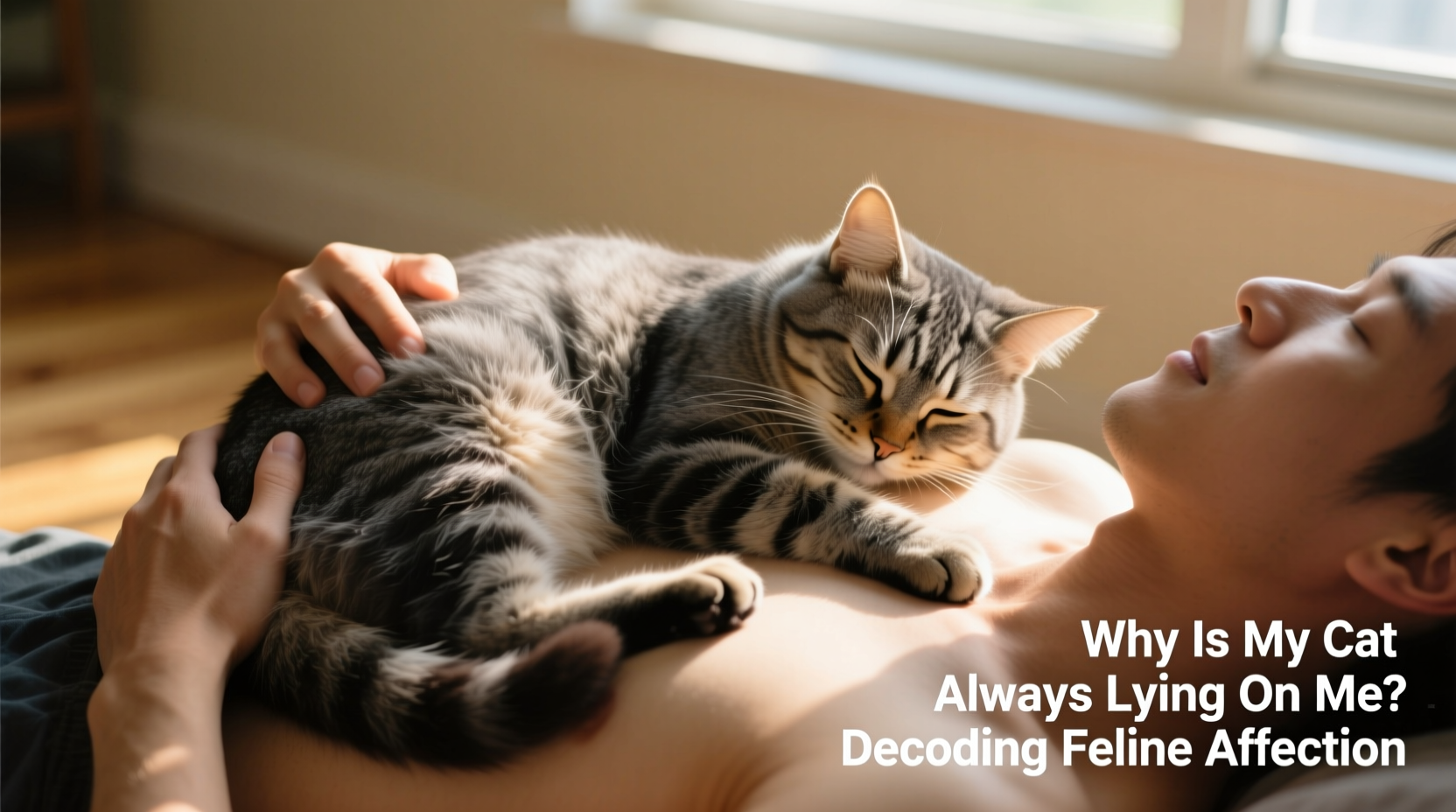 why is my cat always laying on me decoding feline affection