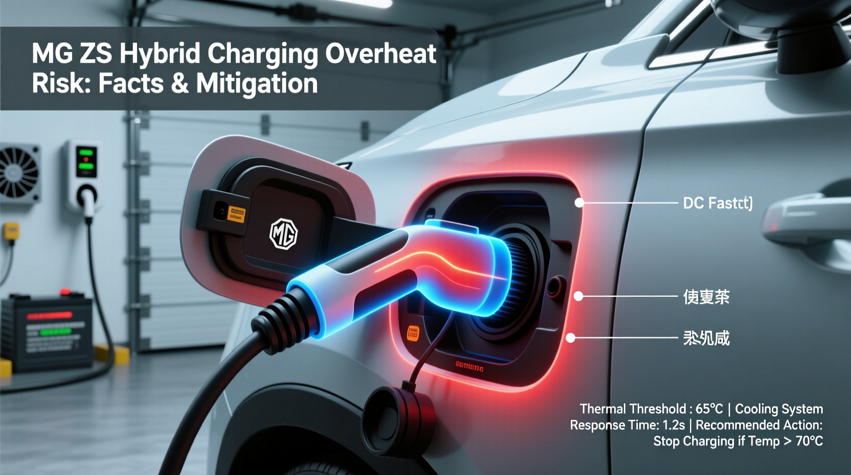 mg zs hybrid charging overheat risk