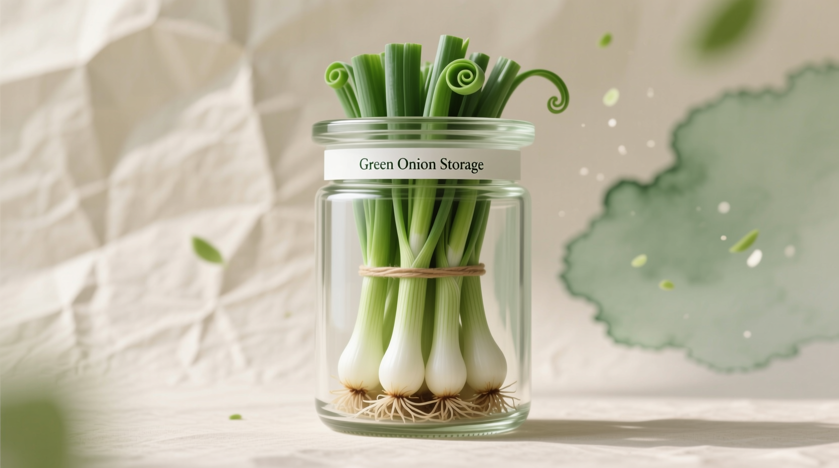 green onion storage